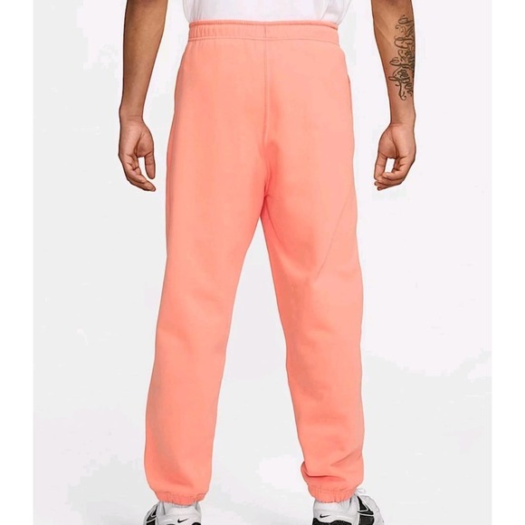 Nike solo swoosh mens fleece sweat pants DX1364-844 Size‎ Small NEW - Picture 2 of 15